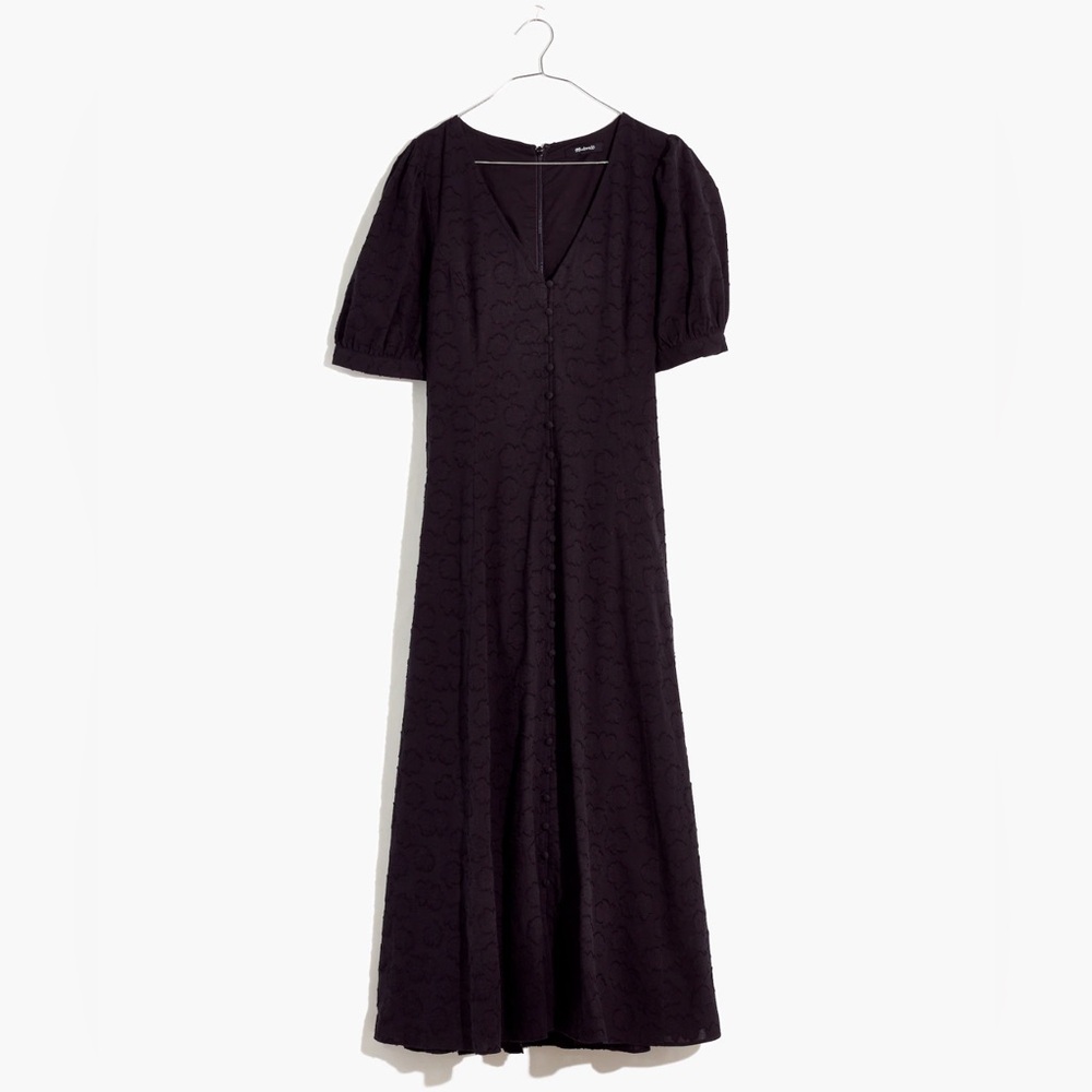Madewell Black Midi Dress